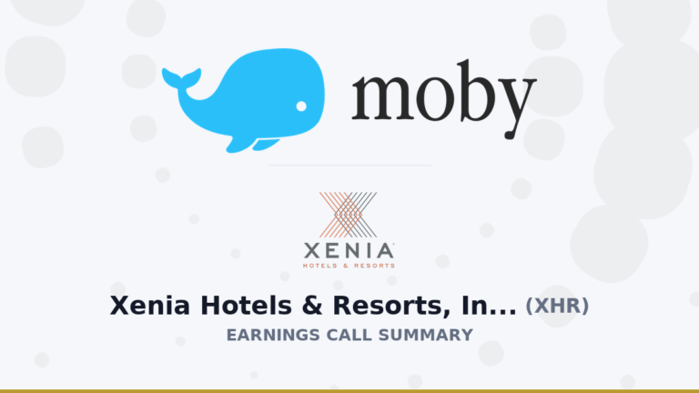 Xenia Hotels & Resorts, Inc. Résumé de l'appel sur les résultats du deuxième trimestre 2026