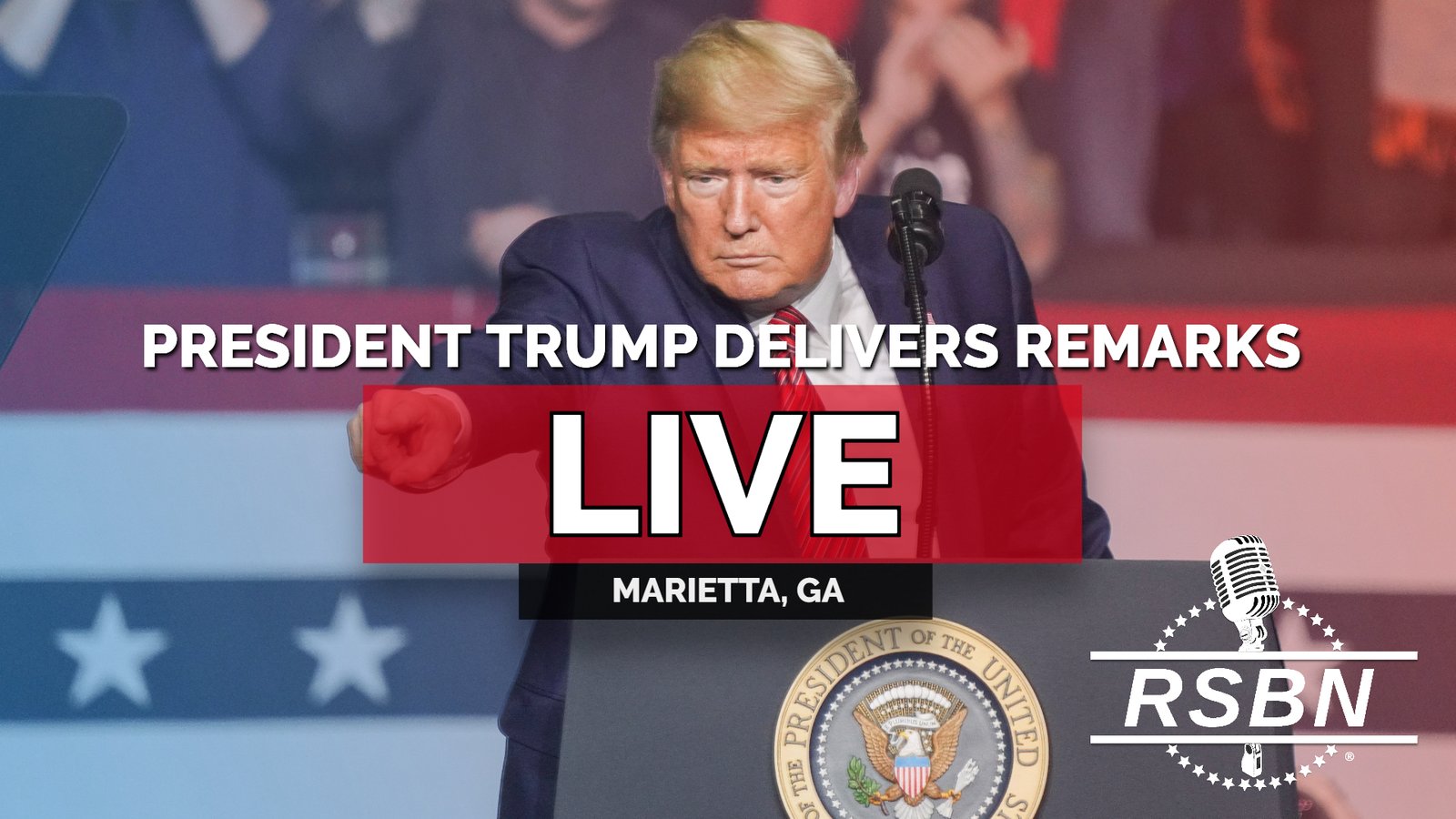 EN DIRECT : le président Trump prononce une allocution à Marietta, Géorgie – 22/07/26