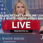 EN DIRECT : Karoline Leavitt, attachée de presse de la Maison Blanche, tient un point de presse – 23/07/26