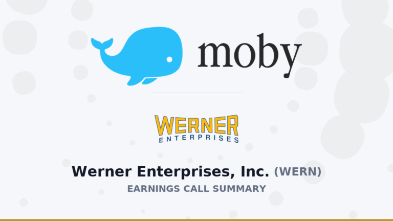 Werner Enterprises, Inc. Résumé de l'appel sur les résultats du deuxième trimestre 2026