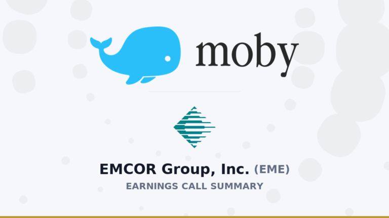 EMCOR Group, Inc. Résumé de l'appel aux résultats du deuxième trimestre 2026