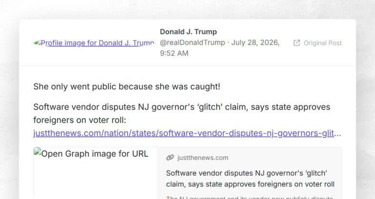 Elle n'a été rendue publique que parce qu'elle a été attrapée ! Un fournisseur de logiciels conteste l'allégation du « problème » du gouverneur du New Jersey, déclare...