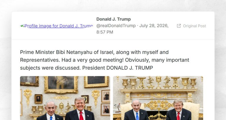 Le Premier ministre israélien Bibi Netanyahu, accompagné de moi-même et de représentants. J'ai passé une très bonne rencontre!…