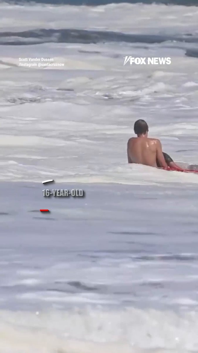 Le sauveteur de 16 ans dont le sauvetage spectaculaire d'un enfant de 10 ans dans des vagues dangereuses…