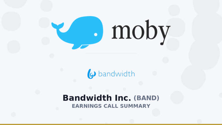 Résumé de l'appel aux résultats de Bandwidth Inc. pour le deuxième trimestre 2026