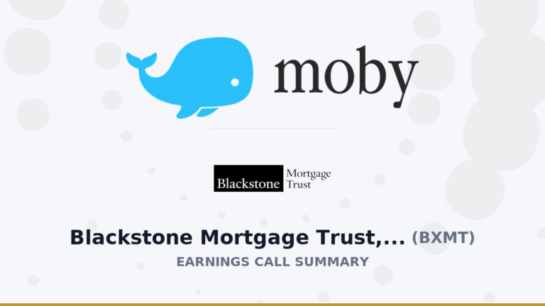 Blackstone Mortgage Trust, Inc. Résumé de l'appel aux résultats du deuxième trimestre 2026