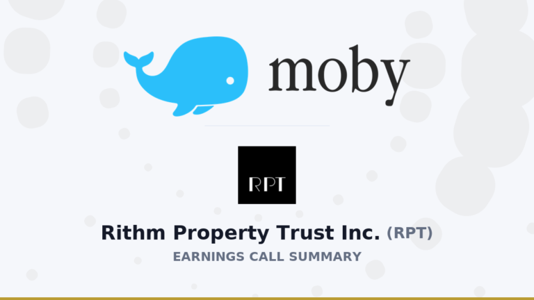 Rithm Property Trust Inc. Résumé de l'appel aux résultats du deuxième trimestre 2026