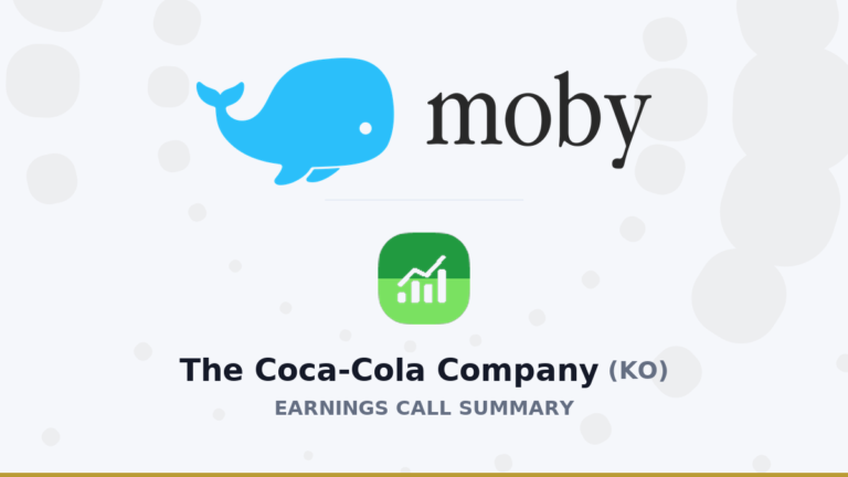 Résumé de l'appel aux résultats du deuxième trimestre 2026 de The Coca-Cola Company