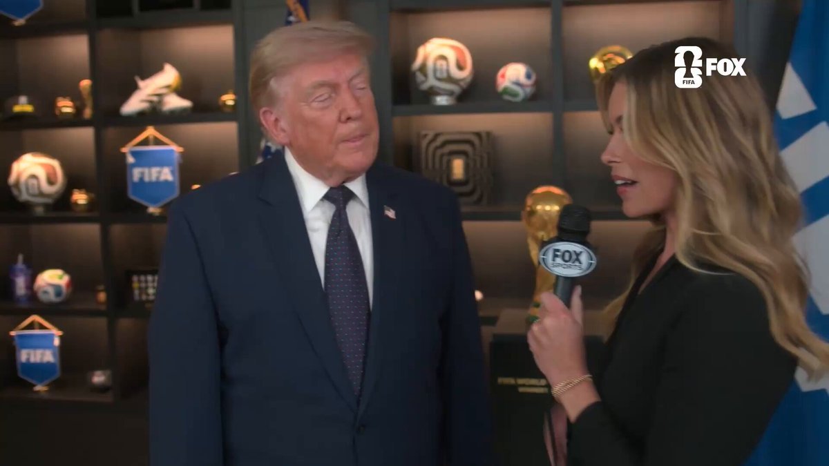 .@POTUS à propos de la finale de la @FIFAWorldCup d'aujourd'hui : "Je ne choisirai pas mon camp, je pense…