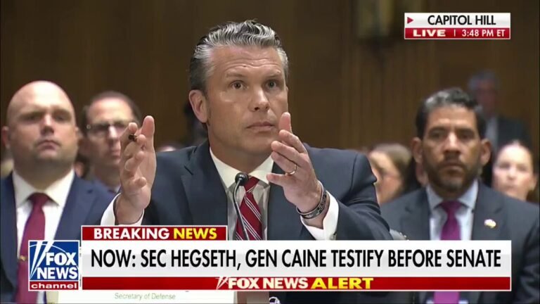 Le secrétaire à la Guerre Pete Hegseth a critiqué l'administration Biden sur l'état du Pentagone hérité…
