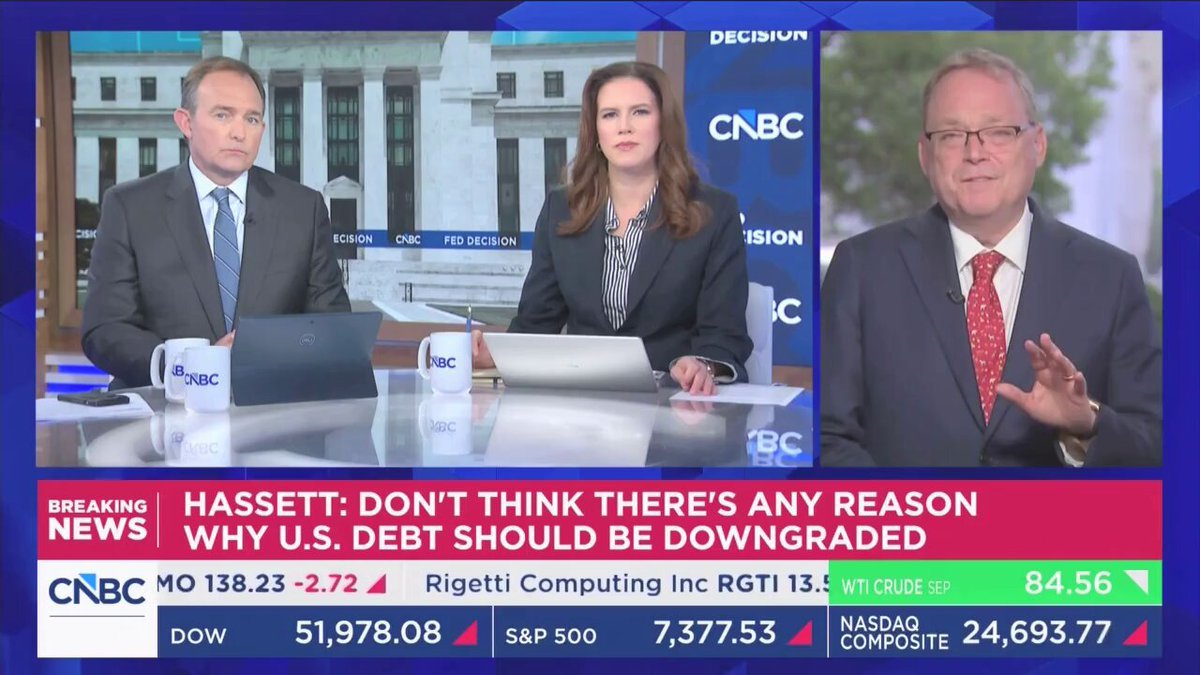 HASSETT : « Il y a un boom des dépenses en capital contrairement à tout ce que nous avons réellement vu…
