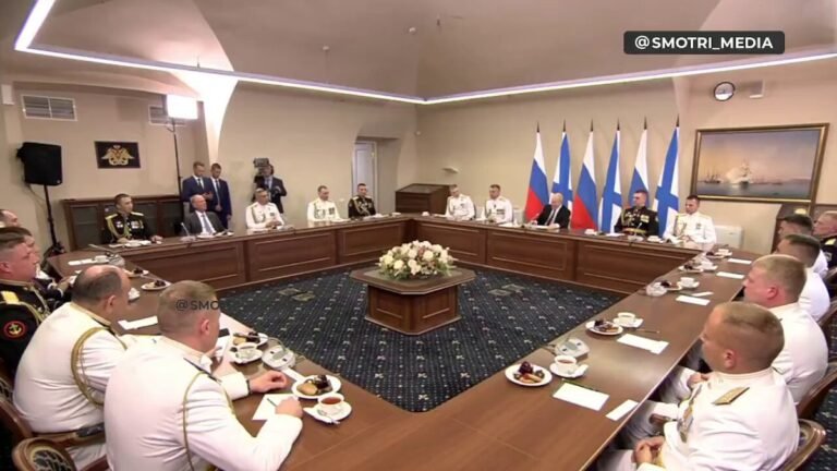 Président russe Poutine : Nous n’avons déclenché aucune guerre, il n’y a aucune agression de la part de la…