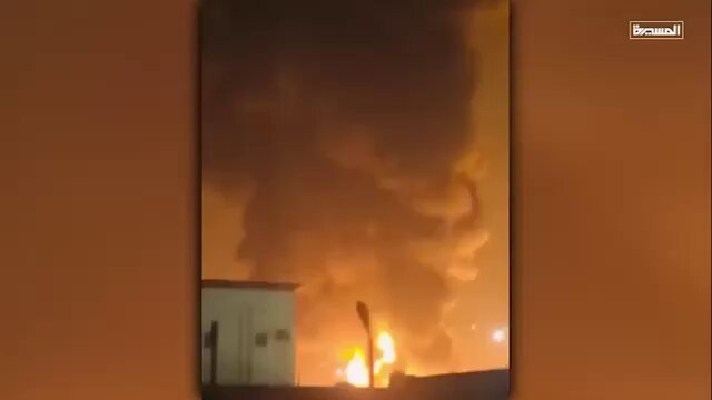 La télévision Al-Masirah a diffusé des images qui, selon elle, montrent des incendies et des dégâts dans…