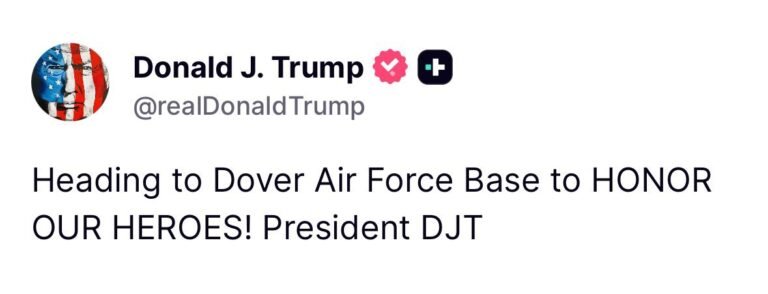 TRUMP : Direction la base aérienne de Douvres pour HONORER NOS HÉROS !