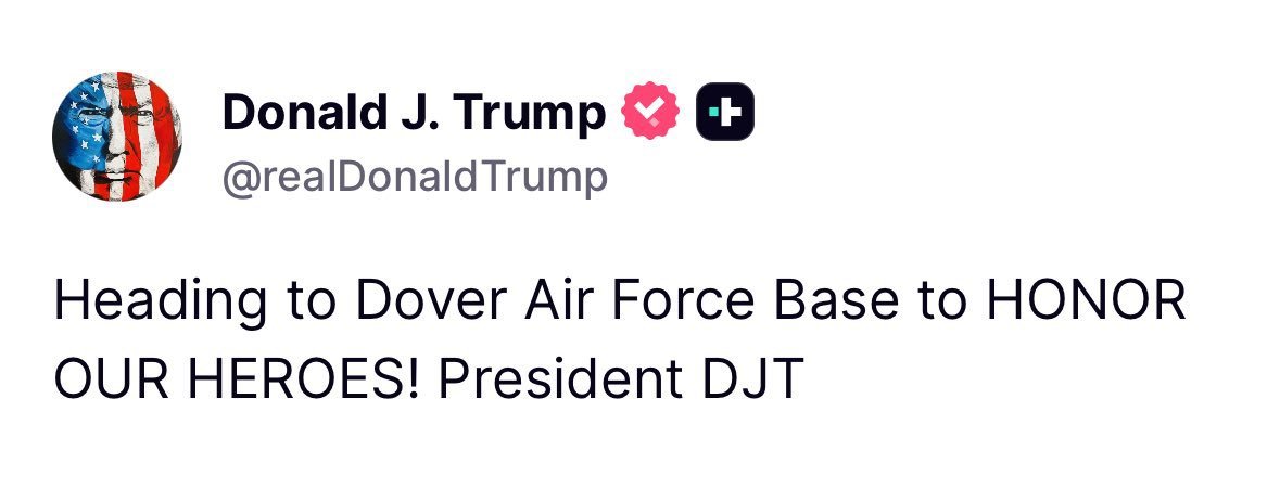 TRUMP : Direction la base aérienne de Douvres pour HONORER NOS HÉROS !