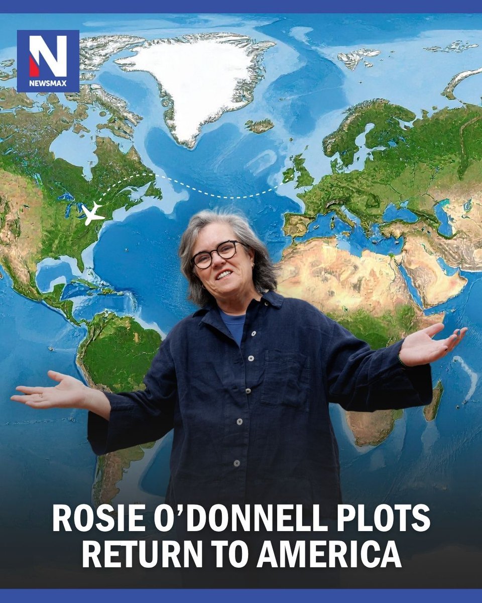 RETOUR AUX ÉTATS : Rosie O'Donnell envisage de retourner aux États-Unis et de s'établir dans le New Jersey…