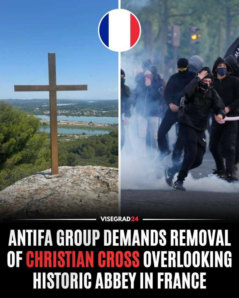 Une « association antiraciste et antifasciste » française exige une action contre une grande croix…