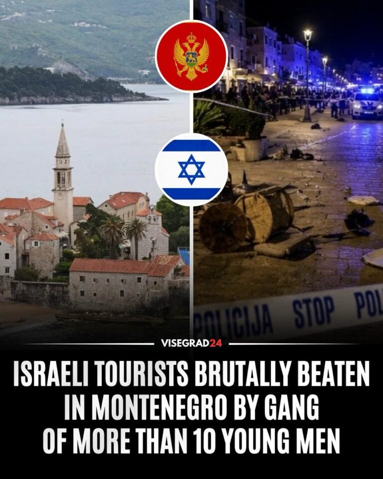 Un groupe de touristes israéliens a été violemment attaqué par plus de 10 jeunes hommes à Budva, au…