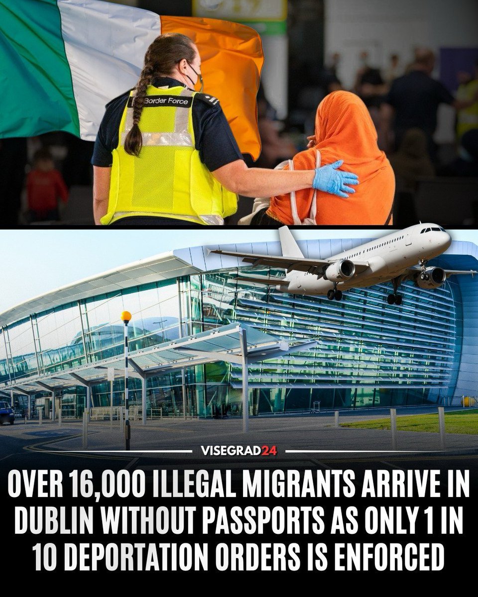 Plus de 16 300 personnes sont arrivées à l’aéroport de Dublin sans passeport entre 2020 et 2025, alors…