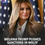 La Première dame Melania Trump demande à un juge fédéral de sanctionner le journaliste Michael Wolff,…