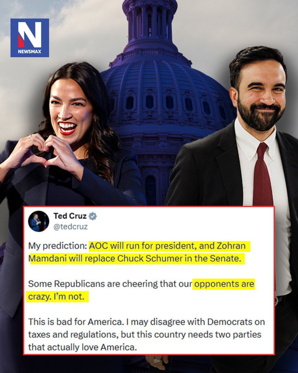 PRÉDICTION AUDACIEUX : le sénateur Ted Cruz prédit que la représentante Alexandria Ocasio-Cortez se…