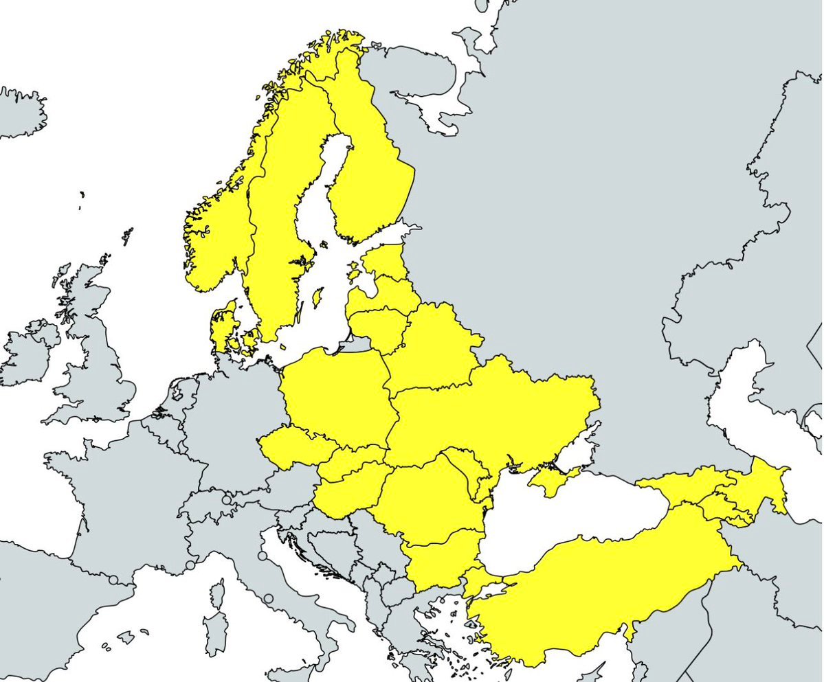Une version Intermarium qui inclut les alliés de l’Intermarium au nord, au sud et dans les pays du groupe…