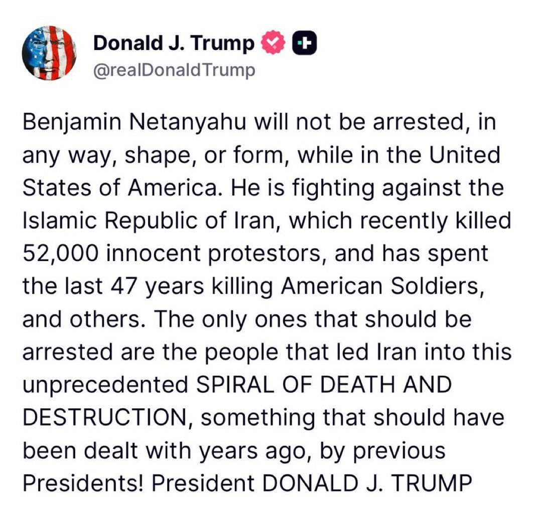 Trump écrit que Mamdani ne pourra pas arrêter Netanyahu à l’ONU à New York : « Netanyahu ne sera pas…