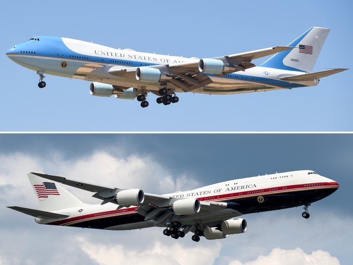 CBS News rapporte que le président Trump continuera à utiliser l'ancien Air Force One tandis que l'avion…