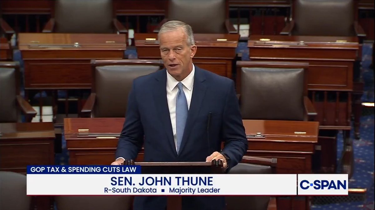 John Thune sur les avantages des comptes Trump et de la réduction d'impôt pour les familles qui travaillent :