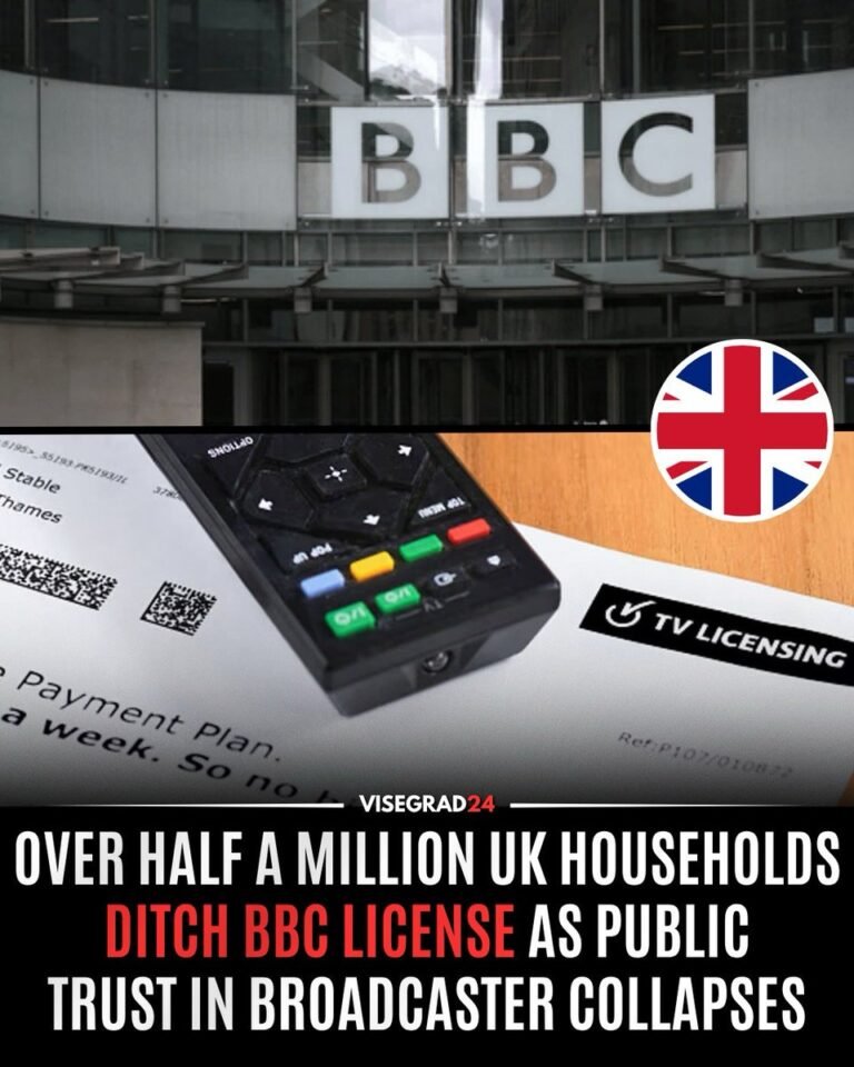 Plus d'un demi-million de foyers britanniques (540 000) ont cessé de payer pour une licence TV de la BBC…