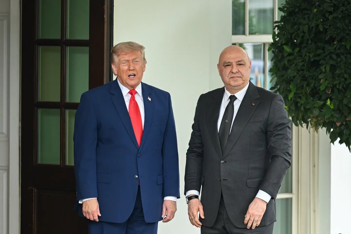 Trump a rencontré le président libanais Aoun à la Maison Blanche 🇺🇸🇱🇧