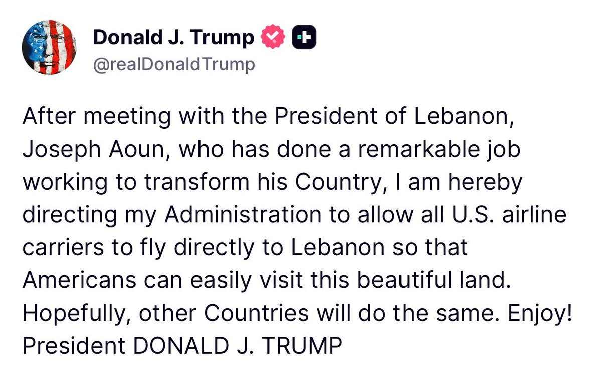 Le président Trump a déclaré qu'il ordonnait à son administration d'autoriser toutes les compagnies…