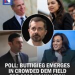 Le secrétaire aux Transports Pete Buttigieg est en tête du vaste champ présidentiel démocrate de 2028,…
