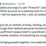 Katy Perry fustige la Maison Blanche après que son compte TikTok ait utilisé sa chanson à succès…