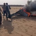 Des images de Fars News montrent un drone saoudien Bayraktar abattu au-dessus de la province d'Al-Jawf au…