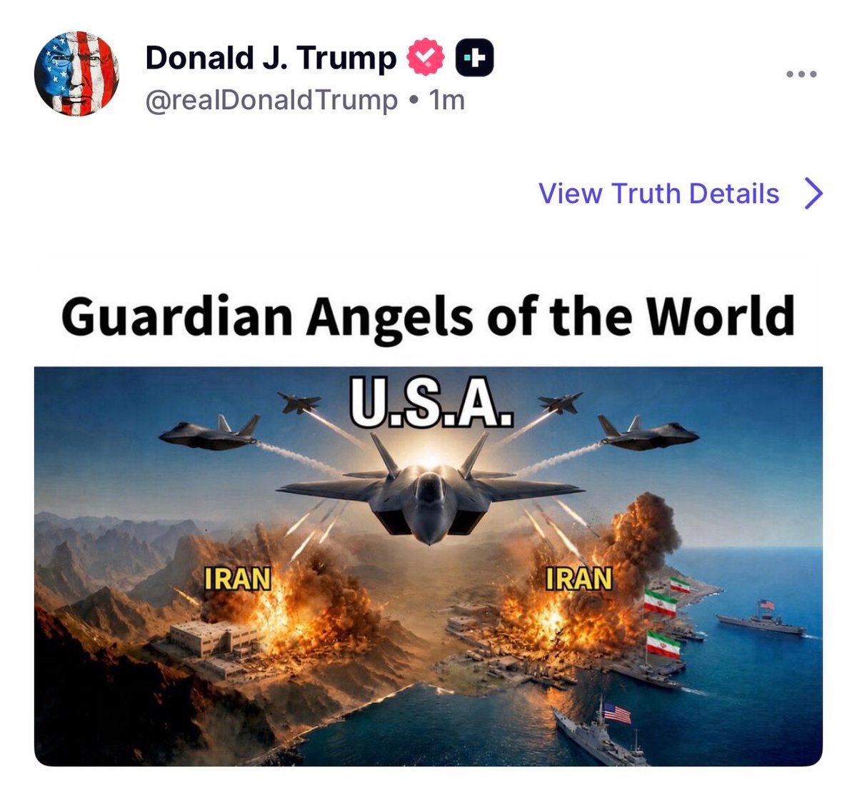 Le président Trump envoie des messages à l’Iran via Truth Social