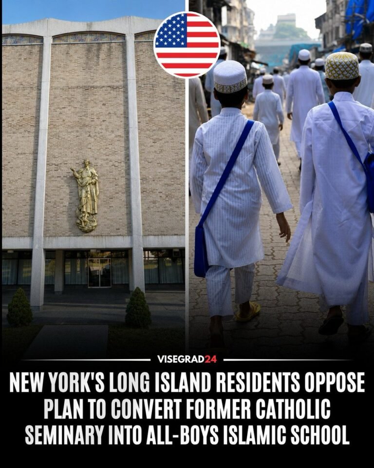 Des centaines d'habitants de Bay Shore, à Long Island, dans l'État de New York, s'opposent au projet…