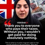 Une migrante musulmane remercie les citoyens britanniques d’avoir payé leurs impôts afin d’être payée «…