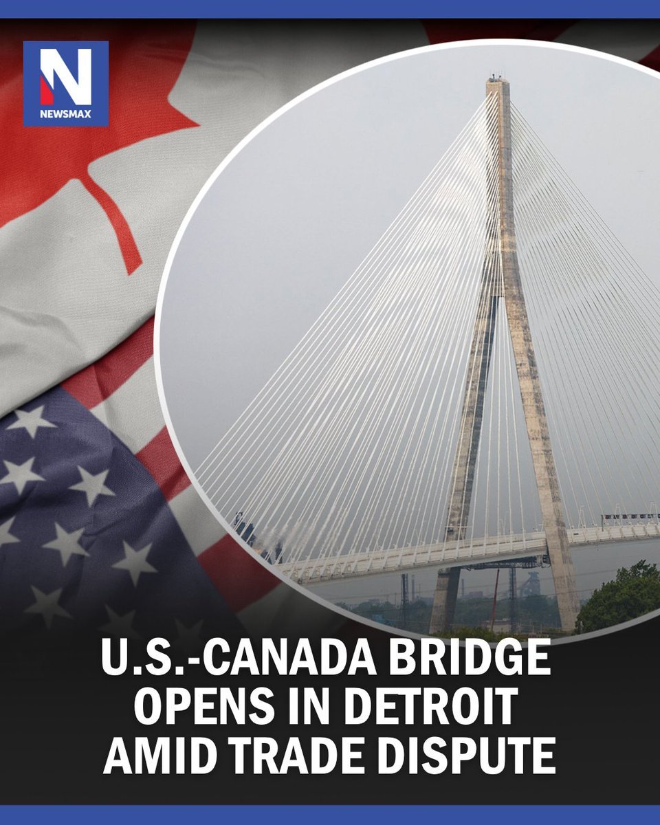 Un nouveau pont reliant le Canada et les États-Unis à Détroit a ouvert lundi aux camions, voitures et…