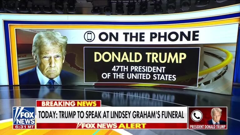 NOUVEAU : Le président Trump se souvient du regretté sénateur Lindsey Graham lors d'une interview sur…