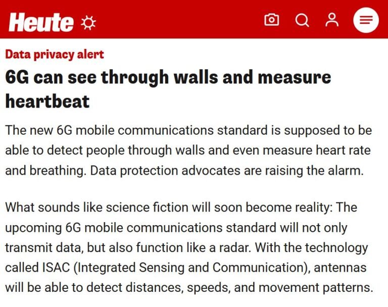 NOUVEAU - La prochaine norme de communications mobiles 6G transmettra non seulement des données, mais «…