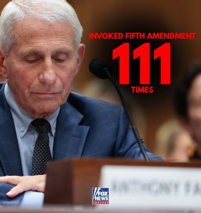 Le Dr Anthony Fauci a invoqué le cinquième amendement 111 fois et a refusé de répondre aux questions des…