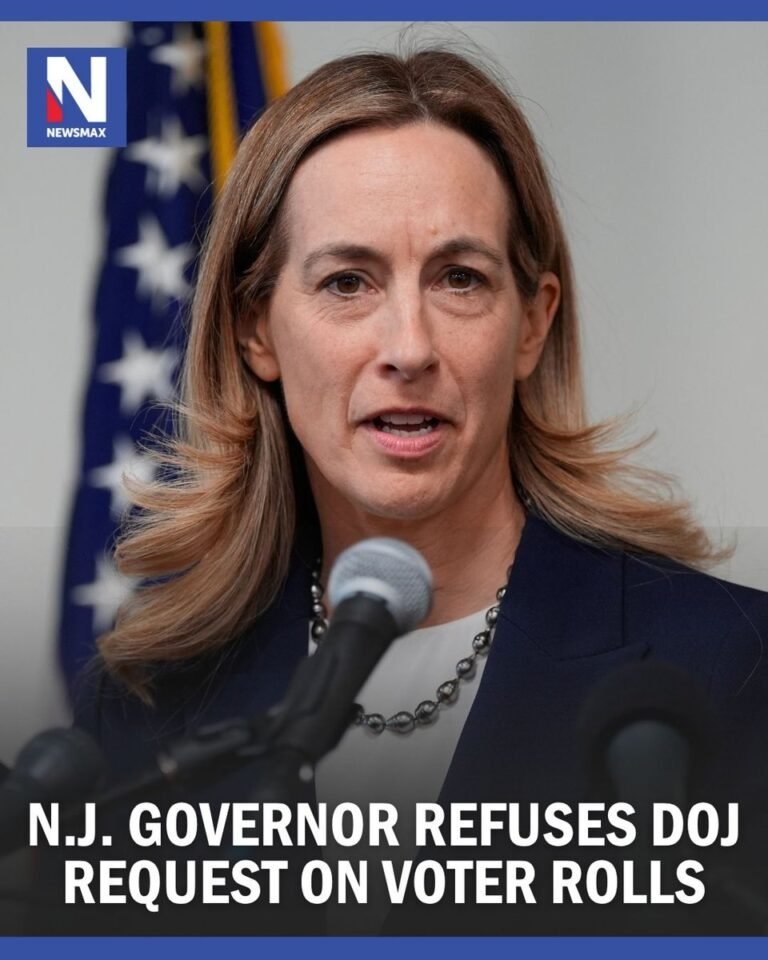 DOJ DÉFIÉ : La gouverneure du New Jersey, Mikie Sherrill, a déclaré mardi qu'elle défierait une demande du…