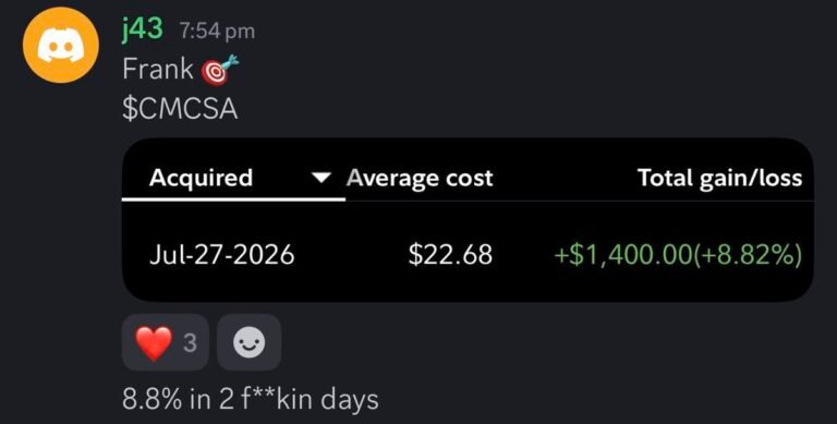 Un autre membre gagne. +1 400$ en deux jours, à partir d'un abonnement de 200$.