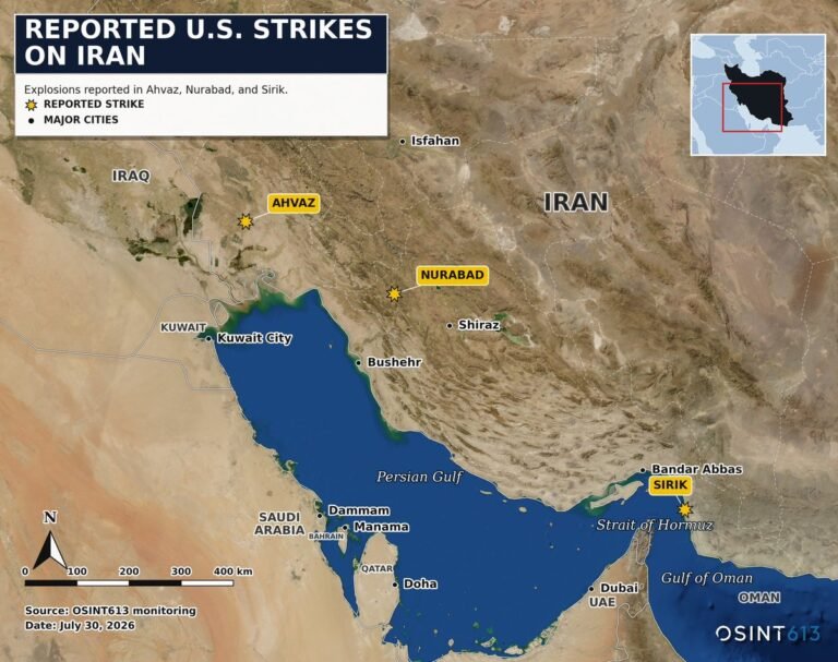 Les Iraniens ont signalé des bruits d'explosions dans trois zones distinctes, Axios citant un responsable…
