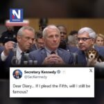 HHS Sec. RFK Jr. a publié une photo de lui-même tenant des menottes à côté du Dr Anthony Fauci – avec un…