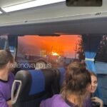 Les travailleurs de Wildberries évacuent leur centre logistique à Penza après qu'il ait été touché par des…
