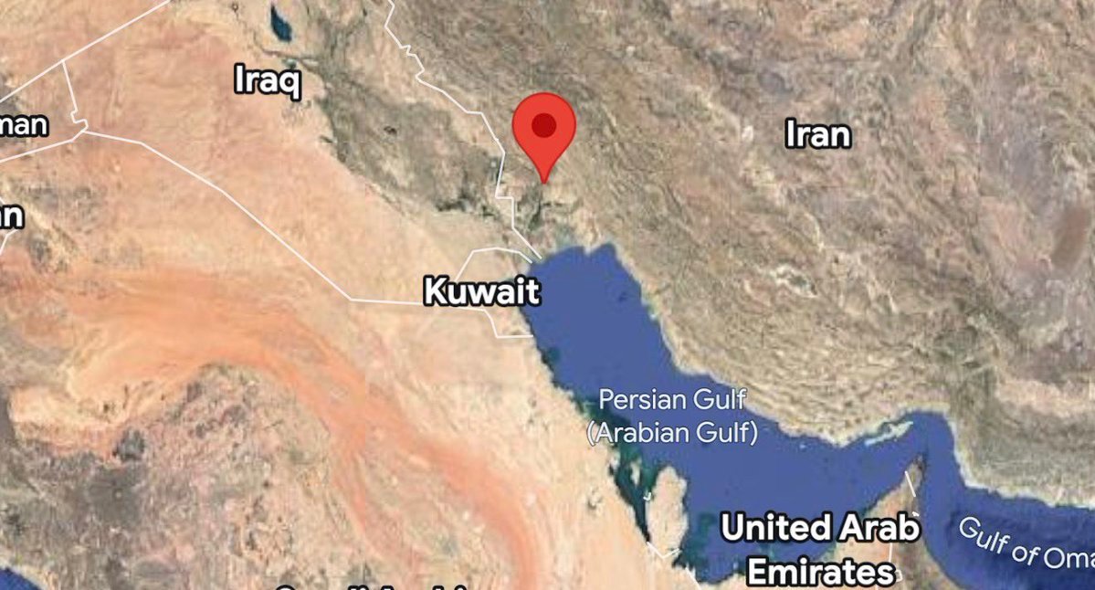 Rapports faisant état d'une série massive de frappes aériennes dans la ville d'Ahvaz, dans le sud-ouest de…