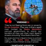 Le leader de l'opposition espagnole @Santi_ABASCAL tire la sonnette d'alarme après que des milliers de…