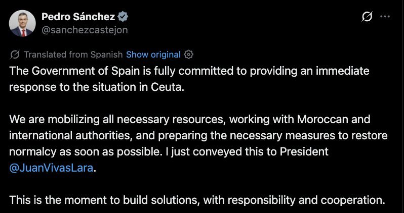 🇪🇸 Le Premier ministre d'extrême gauche Pedro Sánchez estime que les négociations avec le Maroc «…